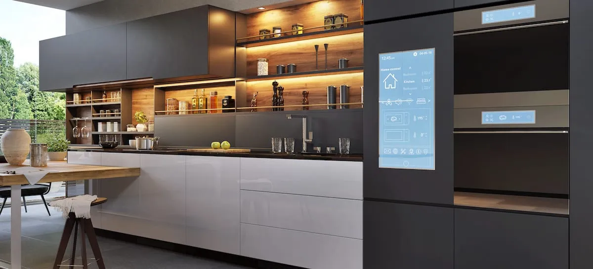 modern kitchen showroom with integrate smart kitchen technology modern kitchen showroom with integrate smart kitchen technology