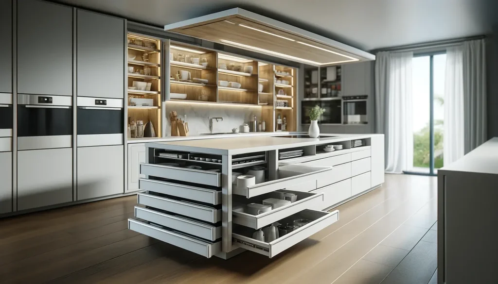 modern kitchen showroom with practical storage and organization ideas modern kitchen showroom with practical storage and organization ideas