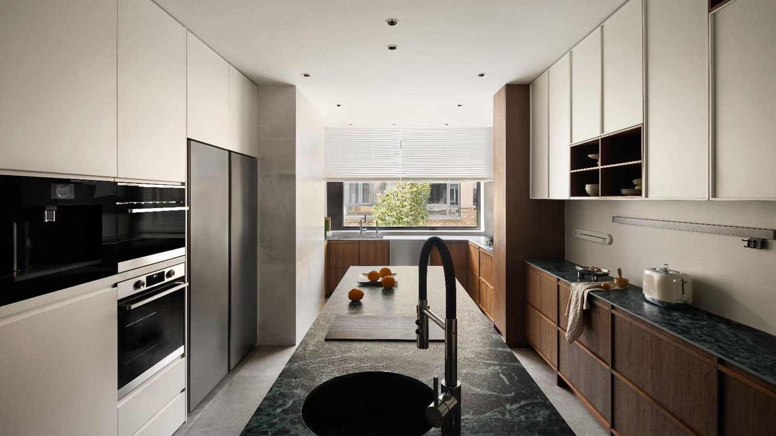 wood kitchen cabinet