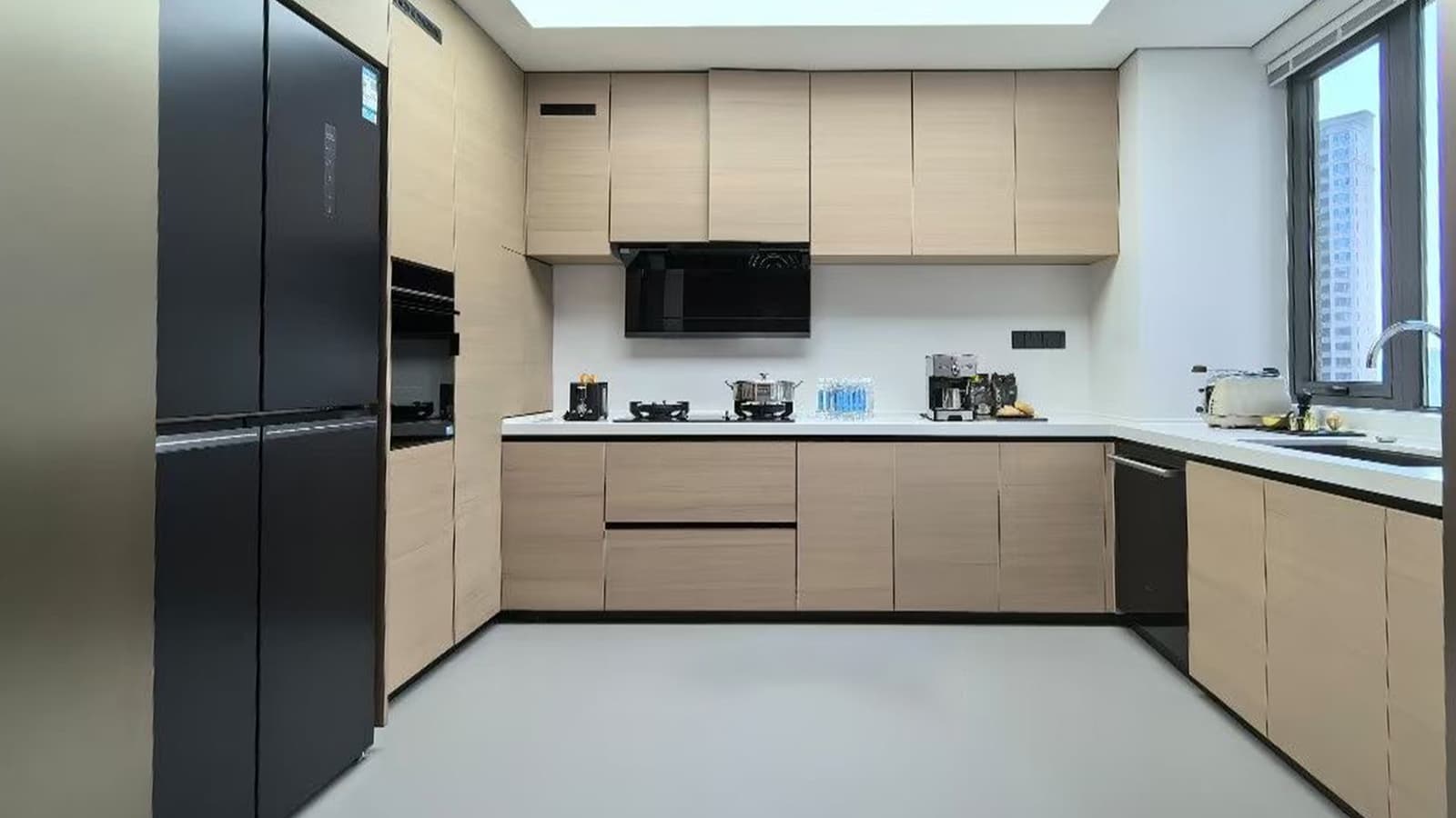 wooden kitchen cabinet
