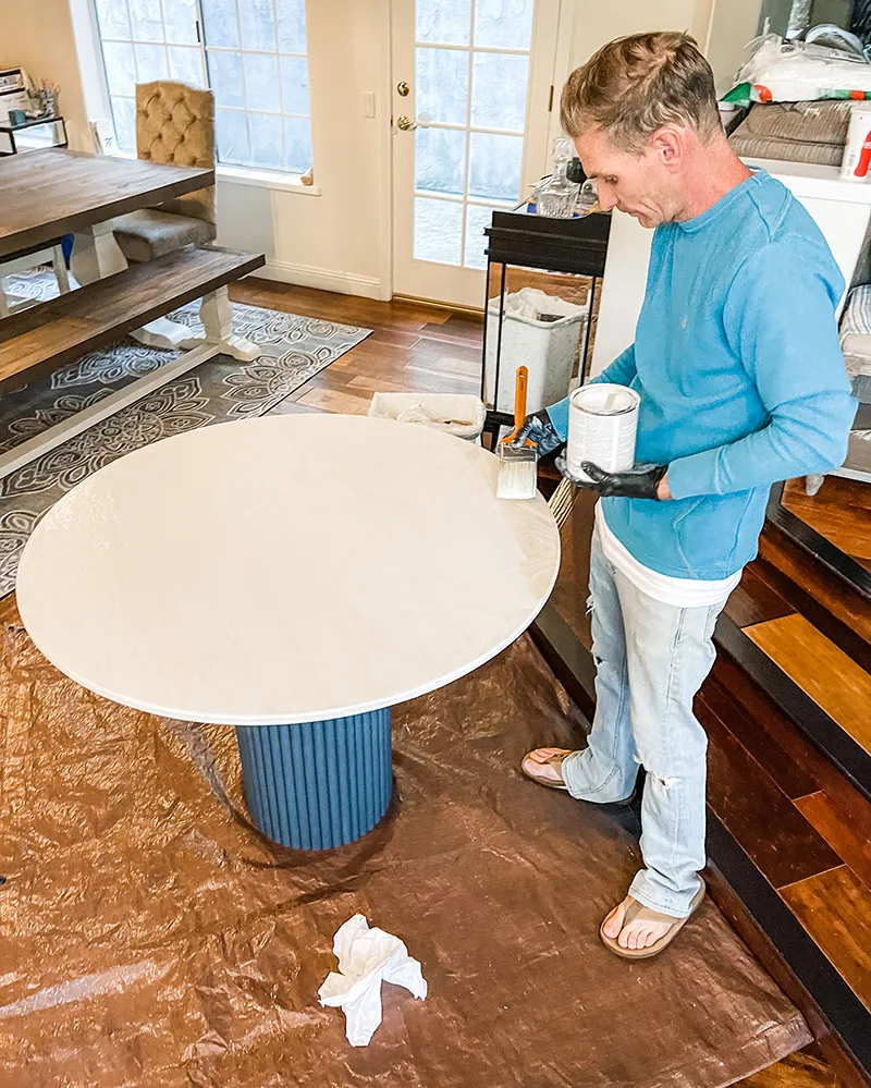 DIY dining table idea Circular Dining Table for Small Spaces