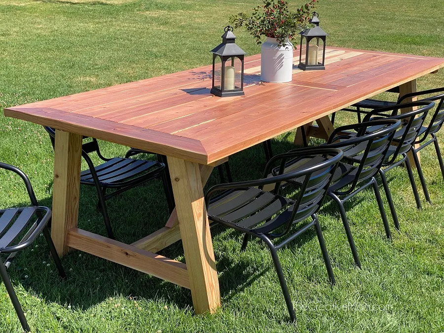 DIY dining table idea Outdoor Dining Table