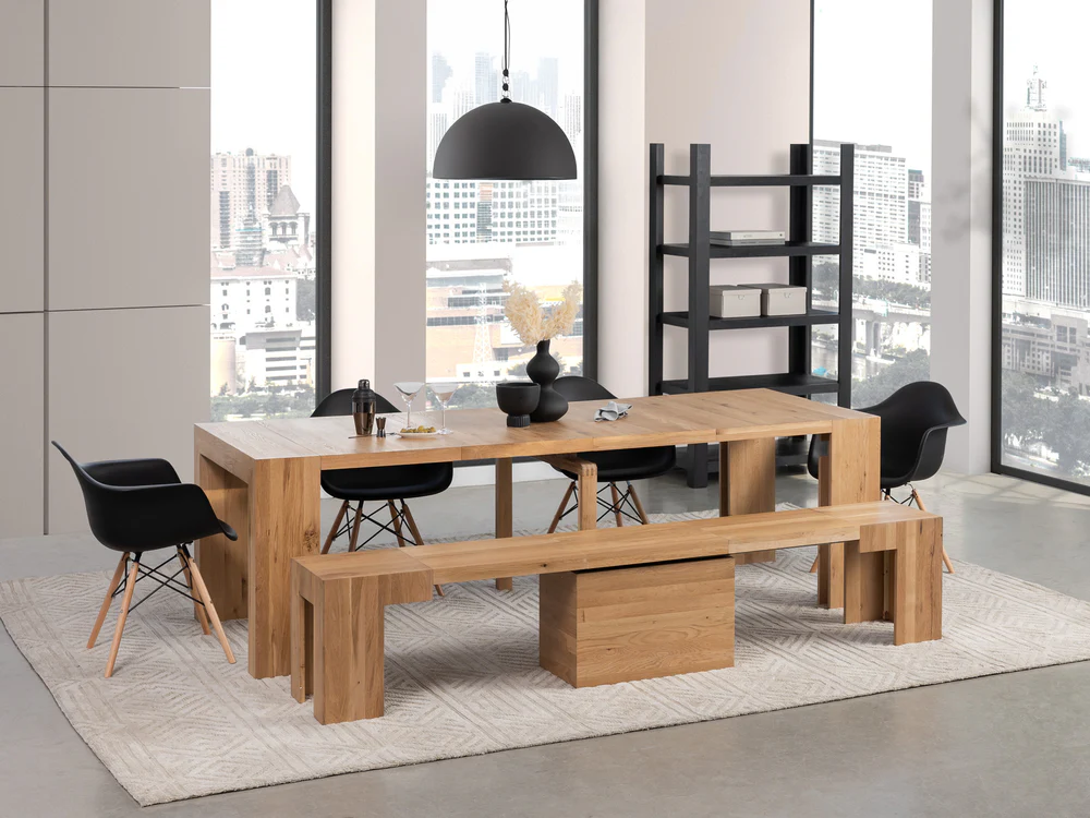 DIY dining table idea Scandinavian Adjustable Multi Purpose Dining Table