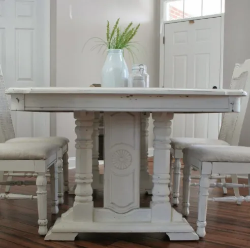 DIY dining table idea Vintage Table Refurbishment