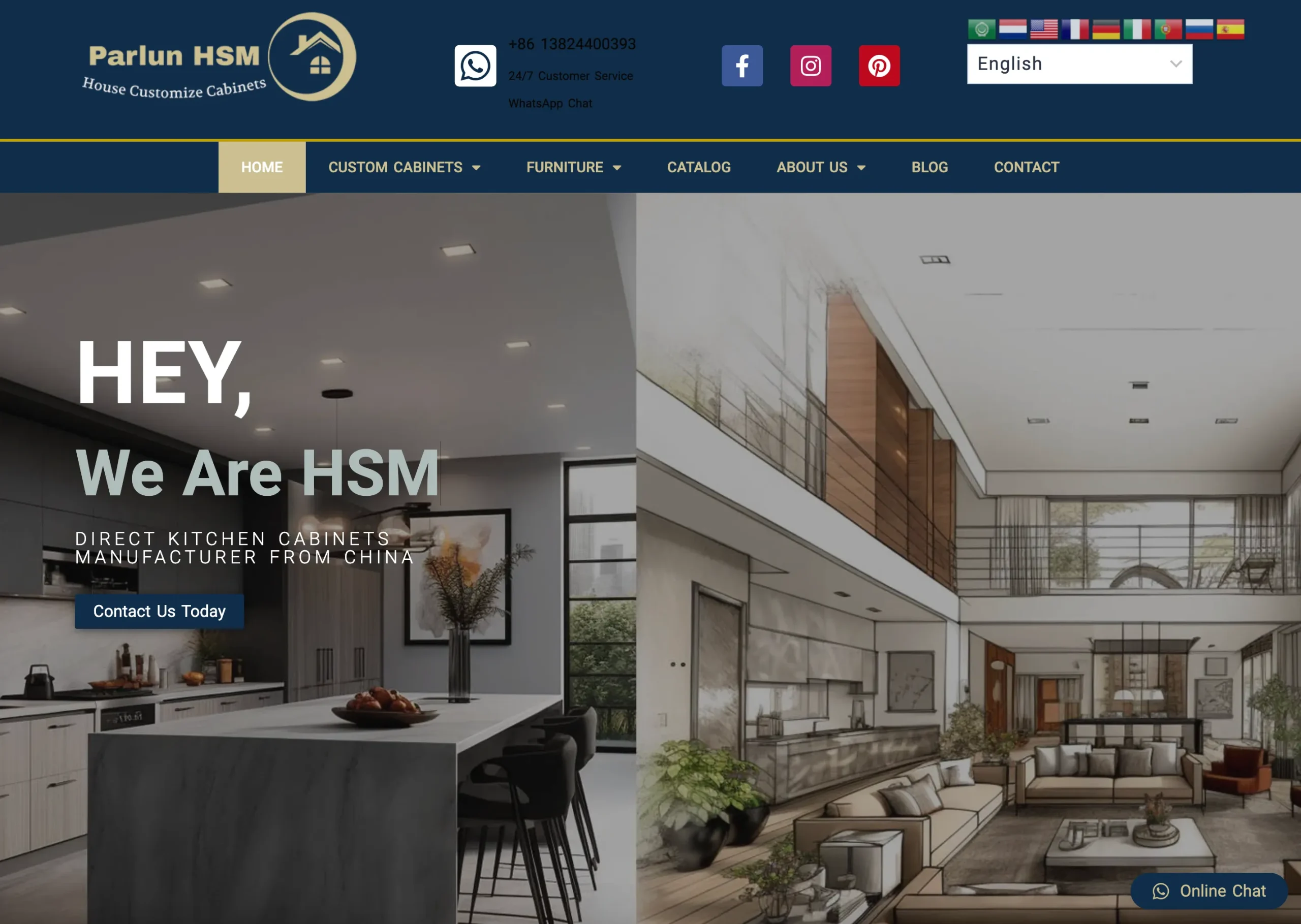 موقع HSM Cabinets