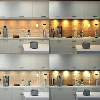 Modern kitchen cabinet lighting ideas Smart Lighting with Scheduling
