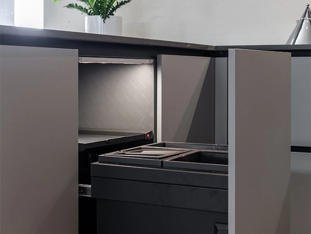 china Melancholy Gray Kitchen Cabinet