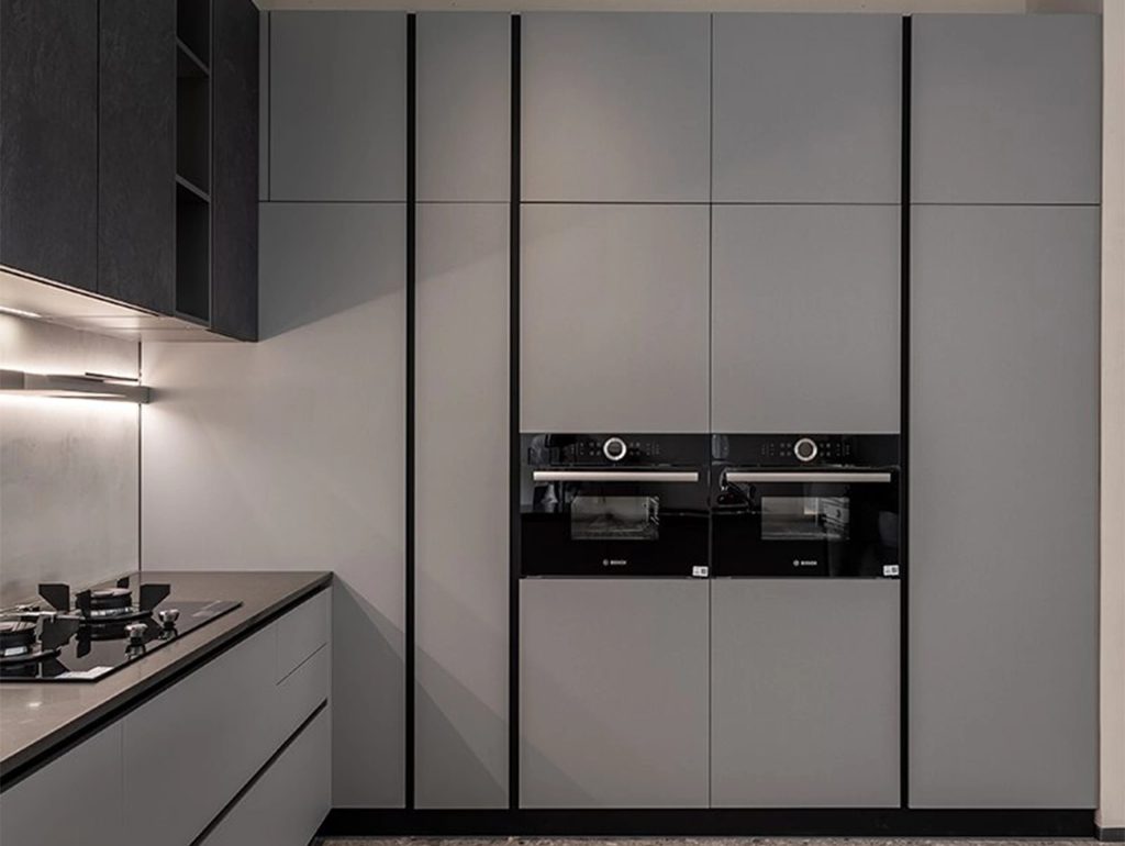 good Melancholy Gray Kitchen Cabinet