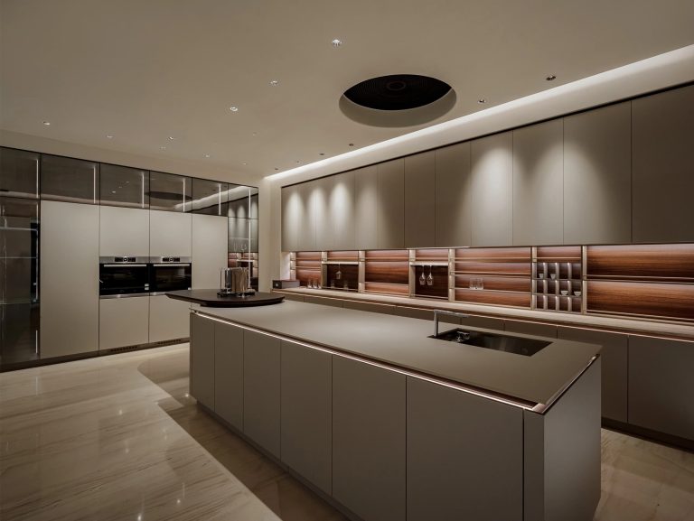 Full view of Minimalist Kitchen Cabinet with modern finishes and functional design.