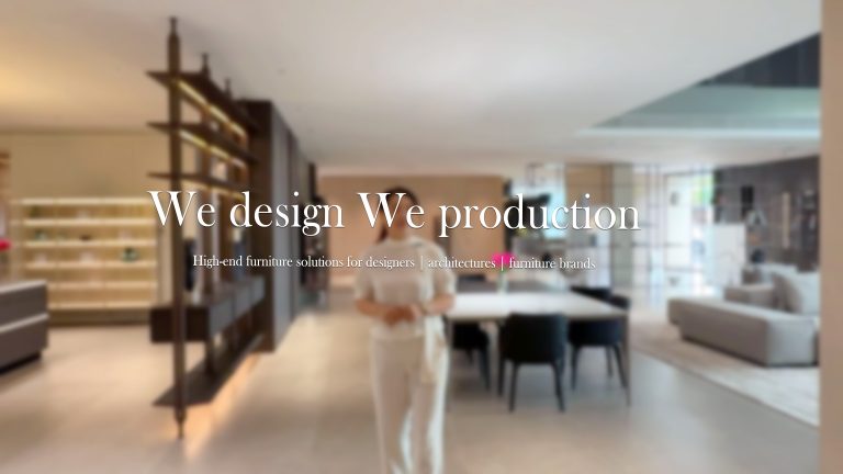 High end furniture solutions for designers and architectures and furniture brands
